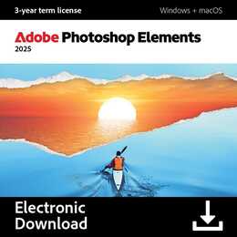 ADOBE Photoshop Elements 2025 (Versione completa, Inglese)