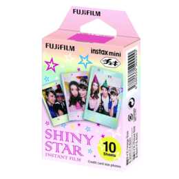 FUJIFILM Shiny Star Sofortbildfilm (Instax Mini, Mehrfarbig)