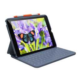 LOGITECH Rugged Lite Schutzhülle (10.2", iPad Gen. 9 2021, iPad Gen. 8 2020, iPad Gen. 7 2019, Blau)