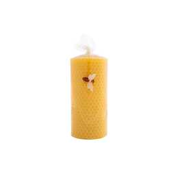 HERZOG KERZEN Bougie cylindrique Beewax (Rond, Jaune)