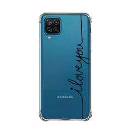 EG Backcover (Galaxy A12, Liebe, Transparent)