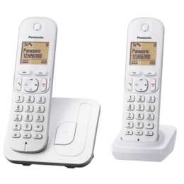 PANASONIC KX-TGC212SLW Duo (DECT, Weiss)