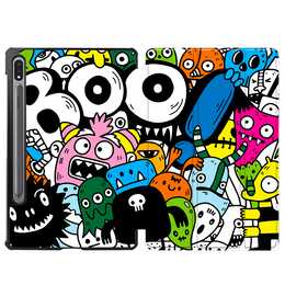 EG cover per Samsung Galaxy Tab S8+ 12.4" (2022) - Multicolore - graffiti