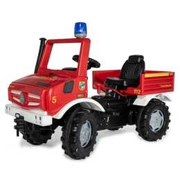 ROLLY TOYS Unimog Fire (Nero, Rosso)