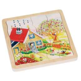 GOKI Landschaft Puzzle (4 x 54 x)