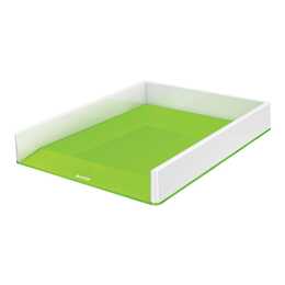 LEITZ Vaschetta portacorrispondenza WOW (A4, Verde, Bianco)