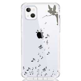 EG Backcover (iPhone 15 Plus, Musica, Transparente)