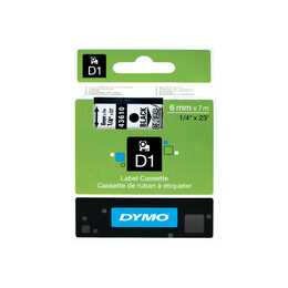 DYMO  S0720770 Nastro delle scritture (Nero / Transparente, 6 mm)