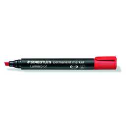 STAEDTLER Permanent Marker Lumocolor 350 (Rot, 1 Stück)