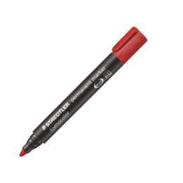 STAEDTLER Pennarello indelebile Lumocolor 352 (Rosso, 1 pezzo)