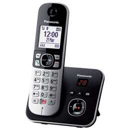 PANASONIC KX-TG6861SLB (DECT, Argent, Noir)