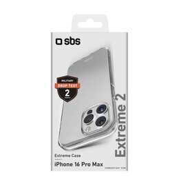 SBS Backcover Extreme 2 (iPhone 16 Pro Max, trasparente)