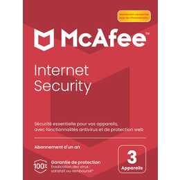 MCAFEE Internet Security (Jahreslizenz, 3x, 12 Monate, Französisch)