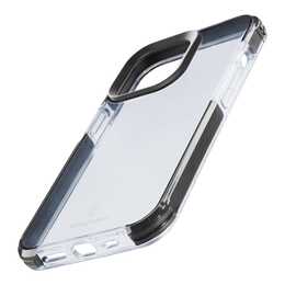 CELLULAR LINE Backcover Tetra Force Strong Guard (iPhone 15 Pro, Transparent, Noir)