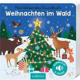 Mein blinkendes Soundbuch - Weihnachten im Wald. Sound mit 1 LED