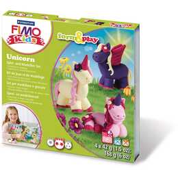 FIMO Pâte à modeler Kids Unicorn (Pourpre)