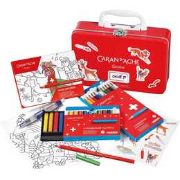 CARAN D'ACHE Boîte de couleurs Swisscolor Travel Kit (36 x)