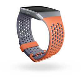 FITBIT Cinturini (Fitbit, Ionic, Arancione, Grigio)