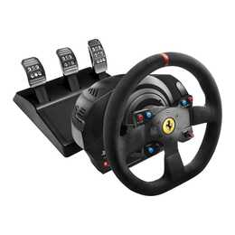 THRUSTMASTER T300 Ferrari Integral Racing Wheel - Alcantara Edition Volant et pédales (Noir)