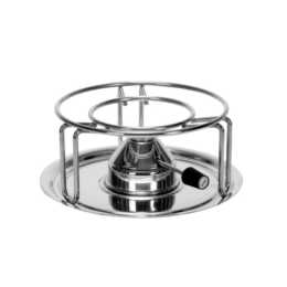 KISAG Réchaud à fondue Classic inox (18.5 cm)