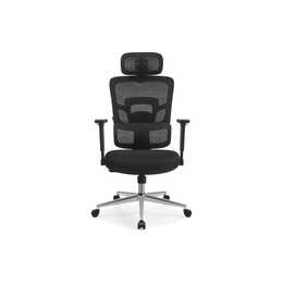 SONGMICS Fauteuil de bureau piovant (Noir)
