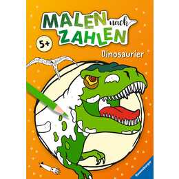 Malen nach Zahlen Dinosaurier