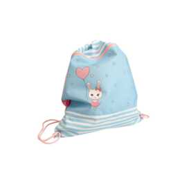 FUNKI Sac de gym Sweet Bunny (Bleu clair, Rose)