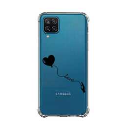 EG Backcover (Galaxy A12, Amour, Transparent)