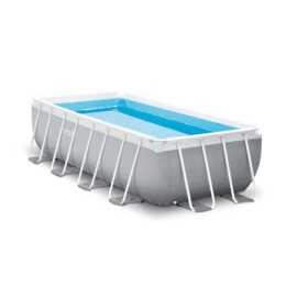 INTEX Piscina fuori terra con struttura tubolare in acciaio Prism Frame (244 cm x 488 cm x 107 cm)