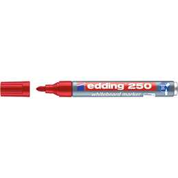 EDDING Marqueur permanent (Rouge, 1 pièce)