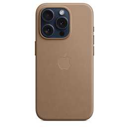 APPLE Backcover Fine Woven (iPhone 15 Pro, Braun)