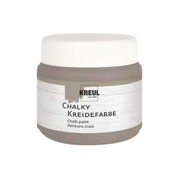 C. KREUL Kreidefarbe (150 ml, Aschbraun, Silber, Braun, Weiss, Hellbraun)