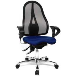 TOPSTAR Sitness 15 Fauteuil de bureau piovant (Bleu)