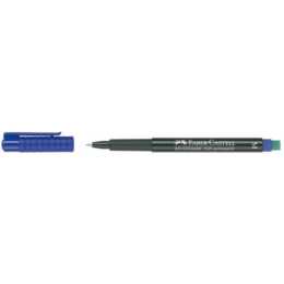 FABER-CASTELL Pennarello indelebile Multimark M (Blu, 1 pezzo)