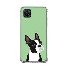 EG Backcover (Galaxy A12, Hunde, Grün)