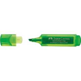 FABER-CASTELL Surligneur 1546 Superfluorescent (Vert, 1 pièce)