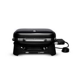 WEBER Lumin Elektrogrill (2200 W, Silber, Schwarz)