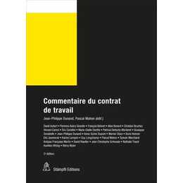 Commentaire du contrat de travail