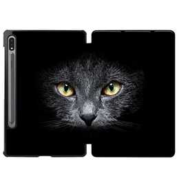 EG coque pour Samsung Galaxy Tab S8+ 12.4" (2022) - noir - chats