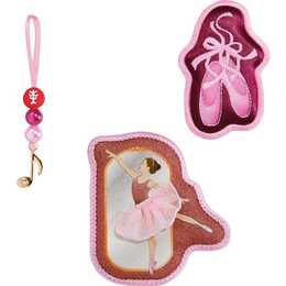 STEP BY STEP Magnetapplikation Magic Mags Ballerina Dance (Rosa, Mehrfarbig)