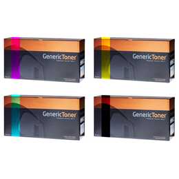 GENERICTONER GT30-CF540A Rainbow (Multipack, Schwarz, Cyan, Magenta, Gelb)