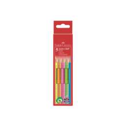 FABER-CASTELL Matite colorate Jumbo (Multicolore, 5 pezzo)