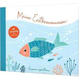 Meine Erstkommunion. Erinnerungsalbum - Hochwertiges Erinnerungsbuch für Fotos & Geldgeschenk