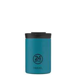 24BOTTLES Gobelet isotherme Travel Tumbler Atlantic Bay (0.35 l, Vert, Petrol)