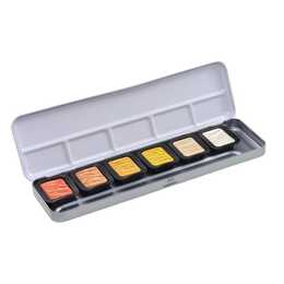 FINETEC Peinture aquarelle Essentials Metals Set (6 pièce, Multicolore)