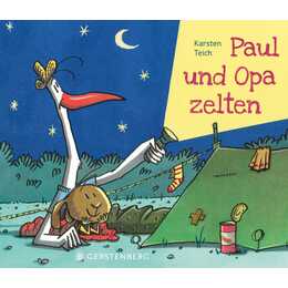 Paul und Opa zelten