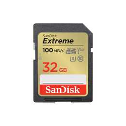 SANDISK SDHC Extreme (Class 10, 32 GB, 100 MB/s)