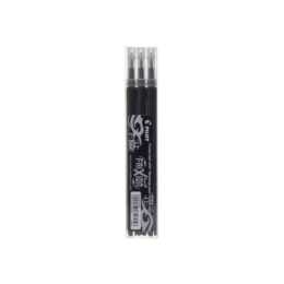 PILOT PEN Mine de stylo roller FriXion (Noir, 3 pièce)