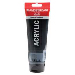 AMSTERDAM Acrylfarbe Standard (250 ml, Schwarz)