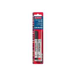 HERLITZ Marqueur permanent Colli  (Rouge, Noir, 2 pièce)